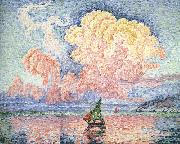 Paul Signac Antibes, the Pink Cloud oil